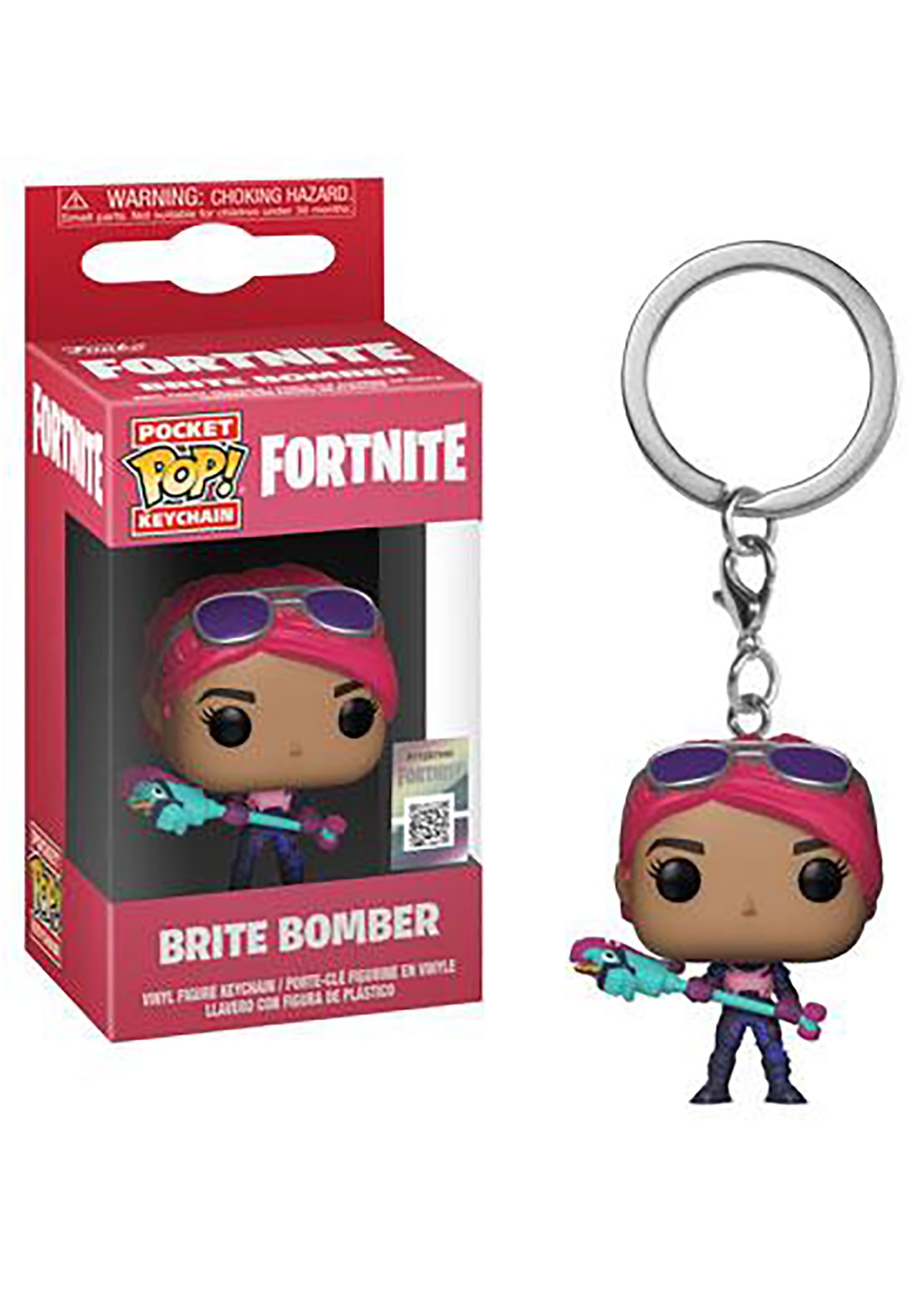 keychain fortnite brite bomber figure - fortnite brite bomber backpack