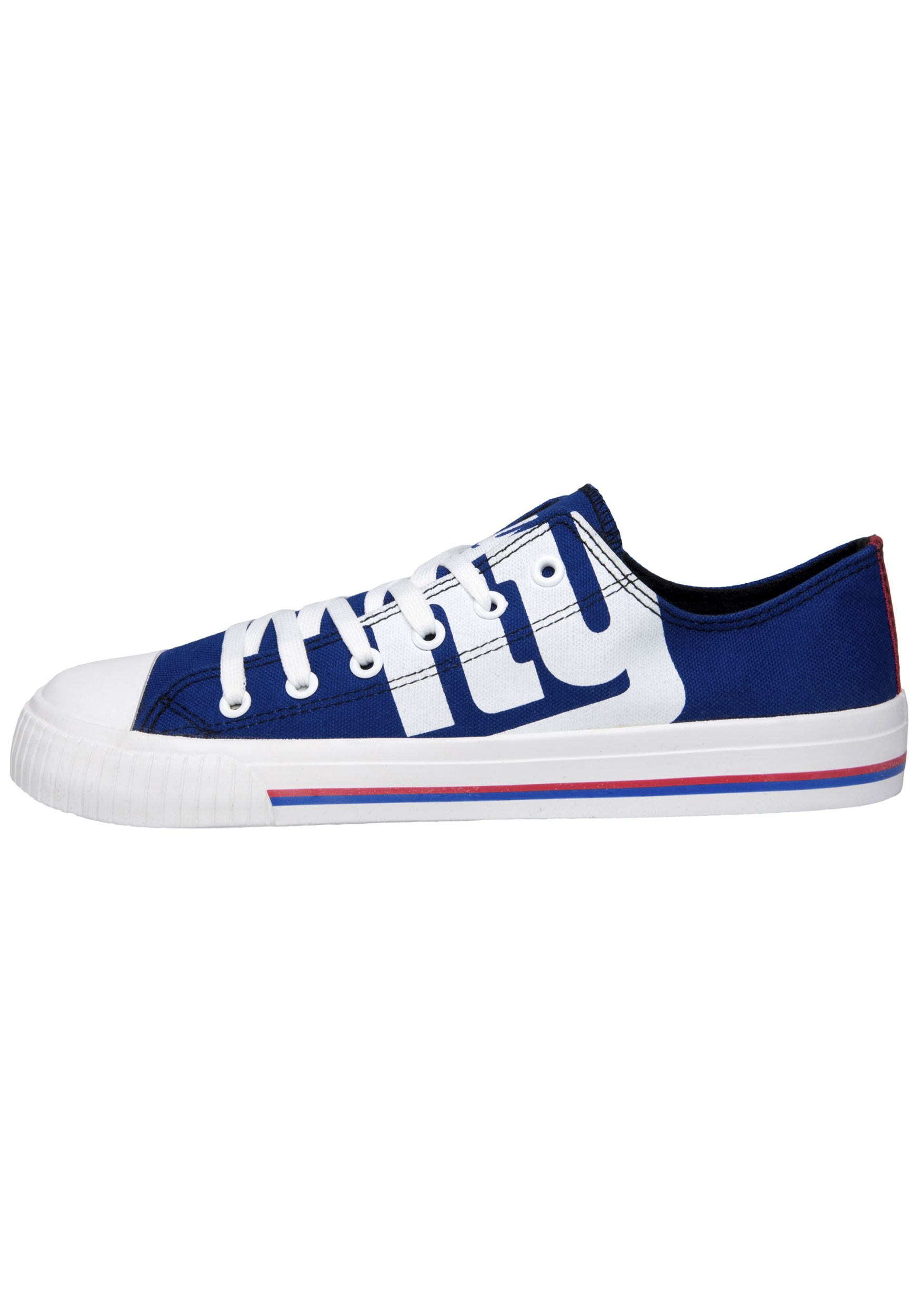 Youth NFL Giants Low Top Canvas Shoes