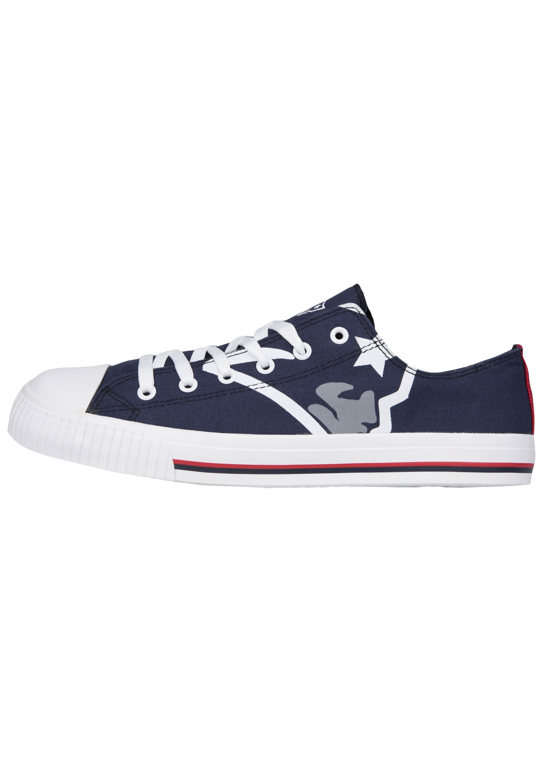 Youth NFL Patriots Low Top Canvas Shoe