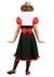 Queen of Hearts Frilly Girl's Costume Alt 1