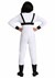 White Astronaut Costume for Girls alt 1