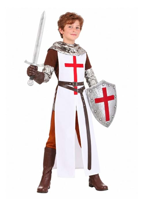 Crusader Knight Boy's Costume new
