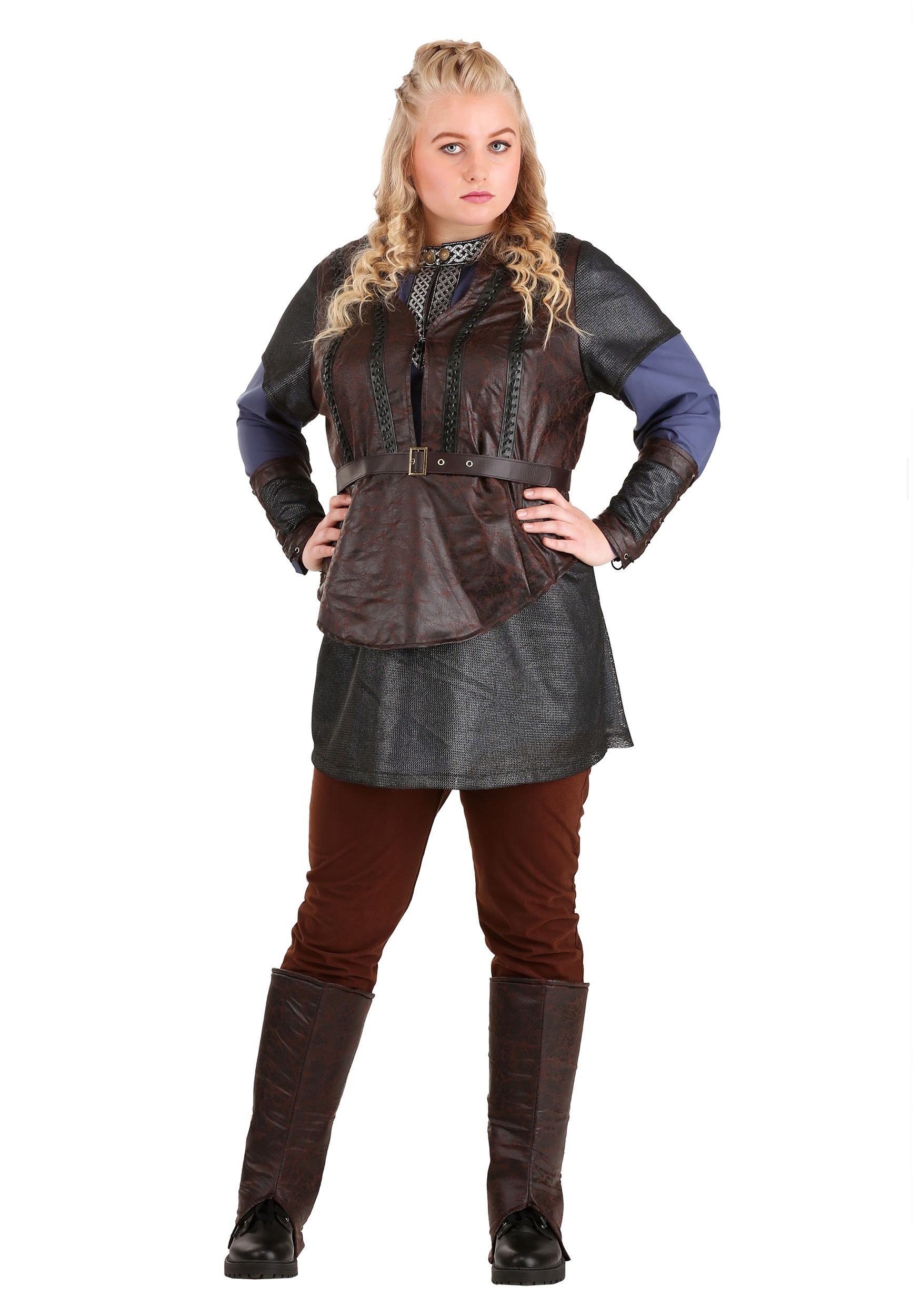 Vikings Plus Size Womens Lagertha Lothbrok Costume