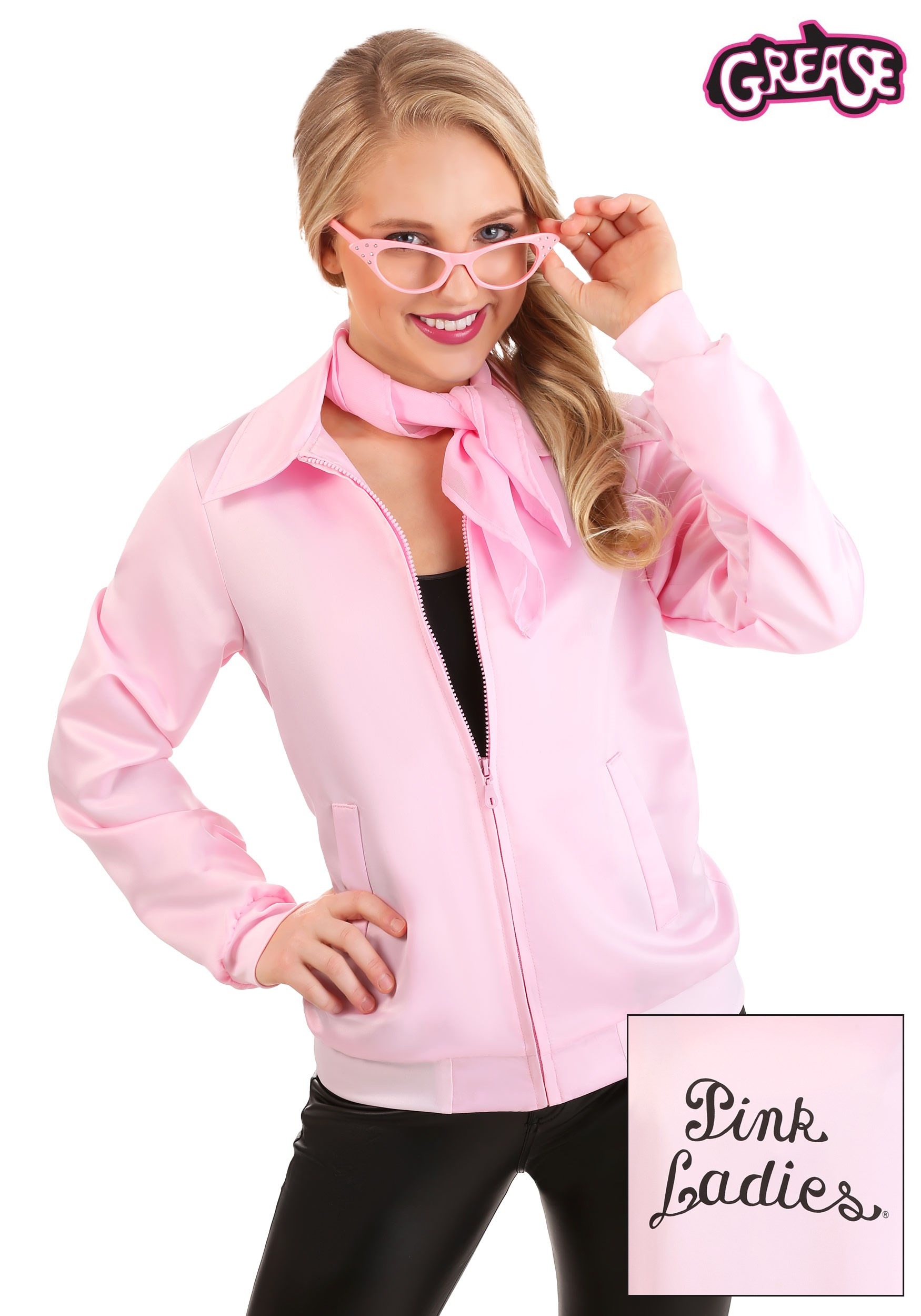Grease Pink Ladies Costume Jacket for Women