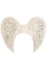 The Adult Gold Print Angel Wings2