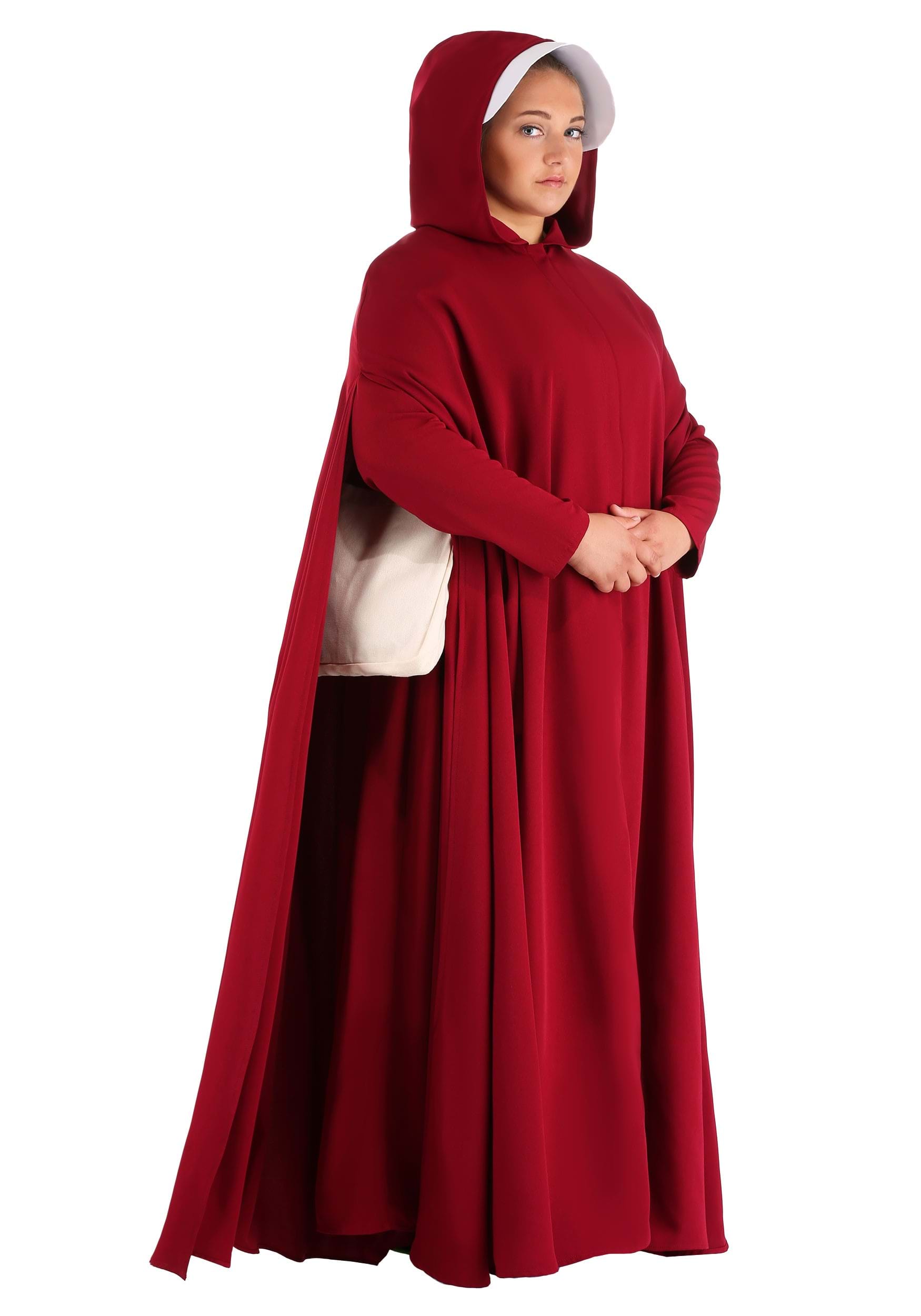 Photos - Fancy Dress Deluxe FUN Costumes Handmaid's Tale  Plus Size Costume For Women Red/Wh 