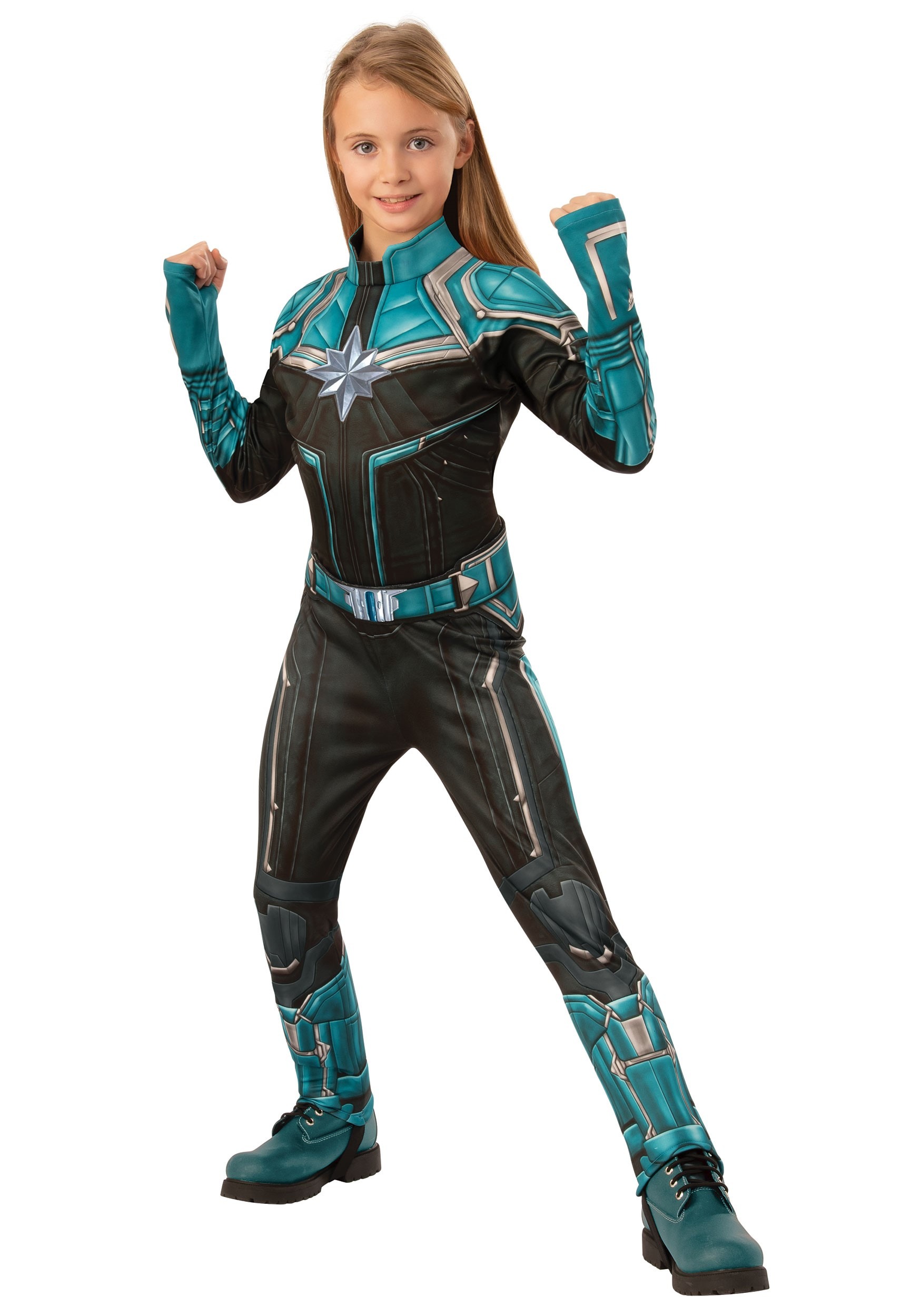 Kids Deluxe Captain Marvel Kree Suit Costume