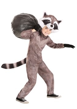 Kids Realistic Raccoon Costume