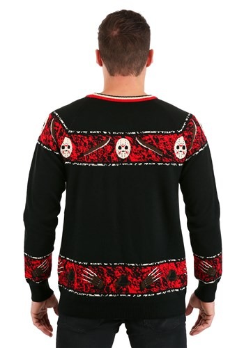 Freddy vs Jason Ugly Halloween Pullover Sweater