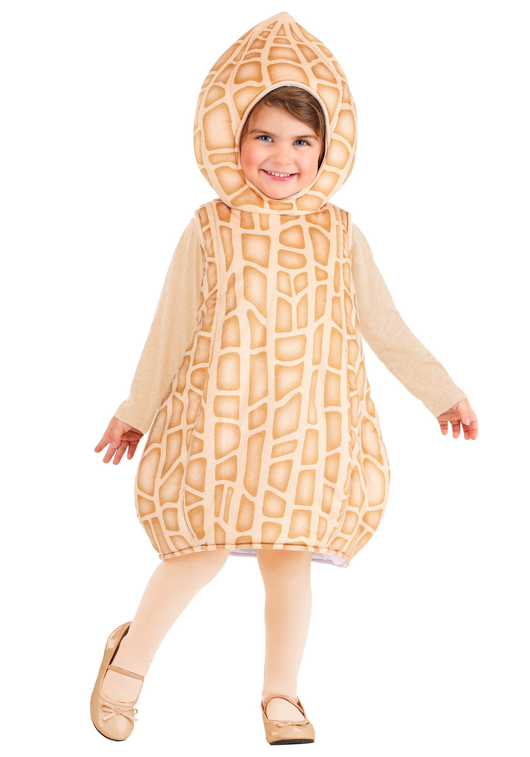 Photos - Fancy Dress Toddler FUN Costumes  Peanut Costume Beige FUN0240TD 