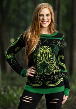 Rage of Cthulhu Adult Ugly Halloween Sweater