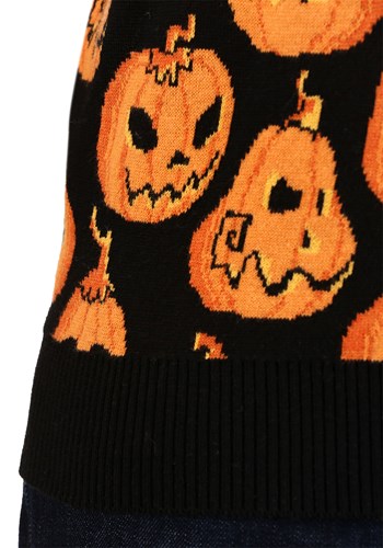 Pumpkin Frenzy Ugly Halloween Sweater for Adults