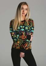 Sugar Skull Ugly Halloween Sweater for Adults Alt 7