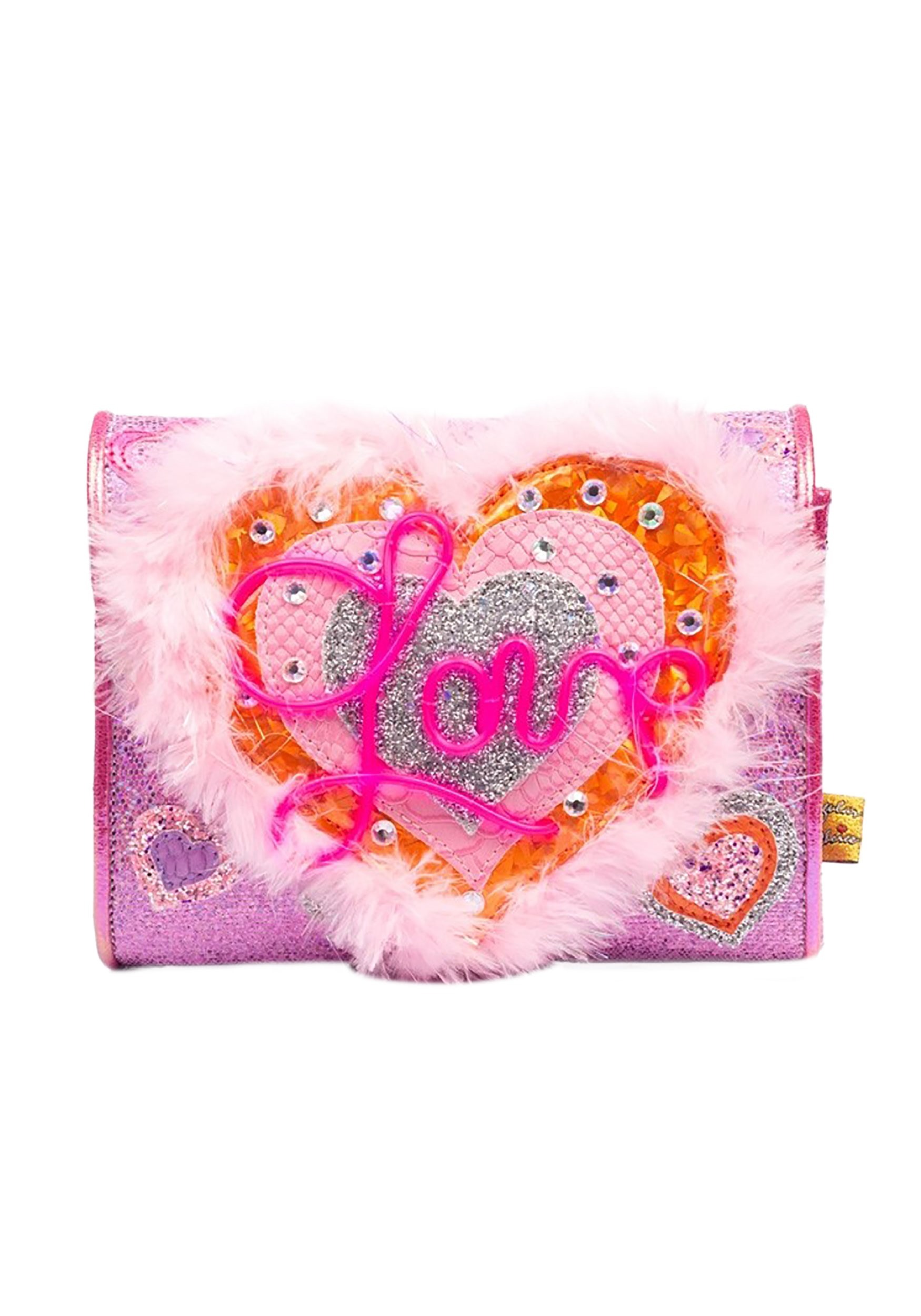 irregular choice clutch bag