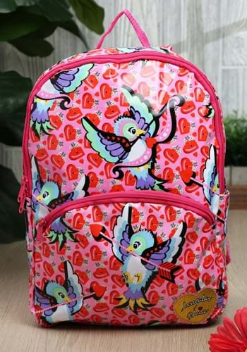 Irregular Choice Cupid Bird Pink Backpack-1