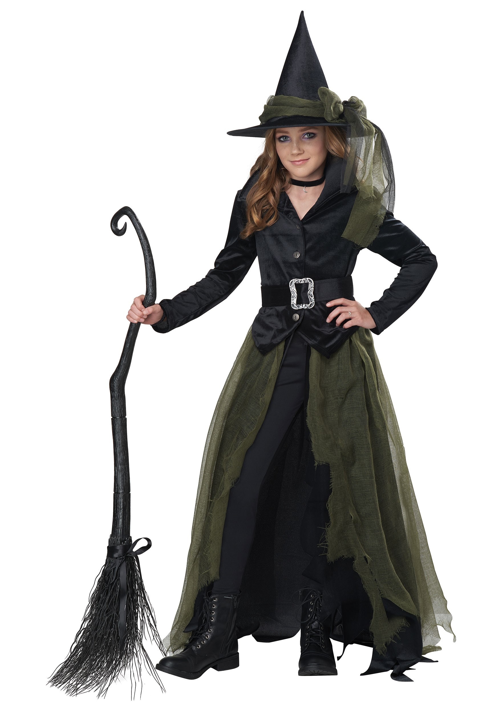 Photos - Fancy Dress California Costume Collection Cool Witch Girl's Costume | Kid's Witch Cost 