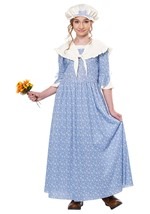 Girls Colonial Village Costume Alt 1