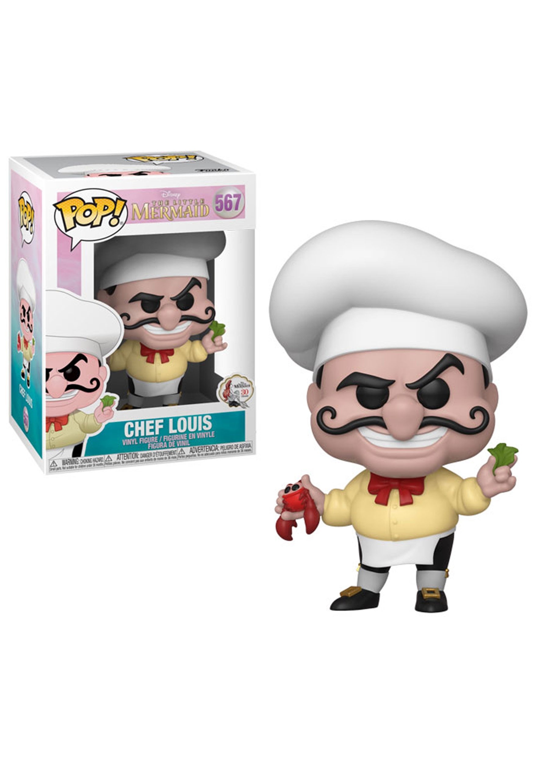 Funko Pop! Disney: Little Mermaid- Chef Louis Collectible