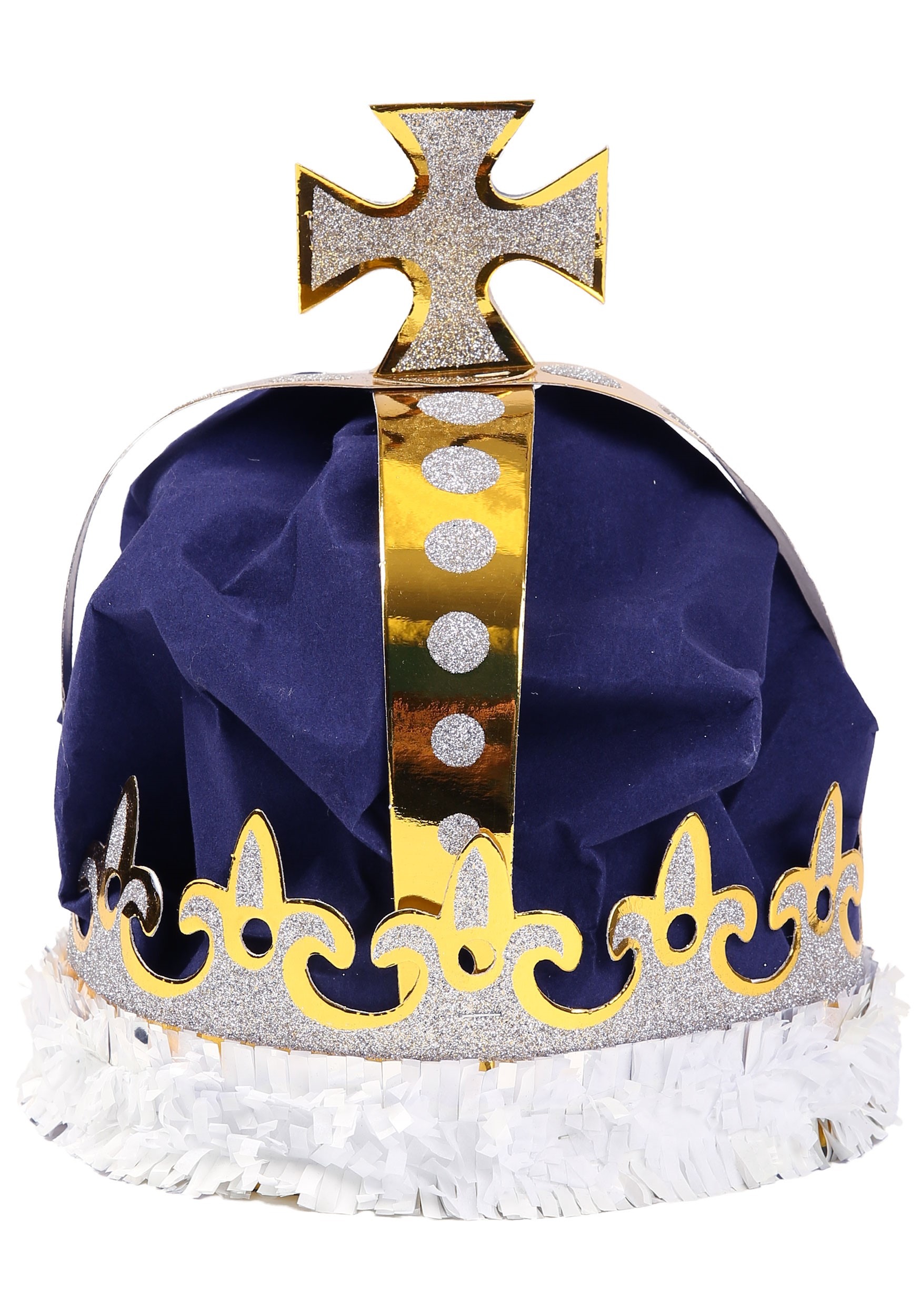Deluxe Blue Adult Crown