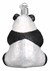 Panda Bear Glass Blown Hanging Ornament Alt1