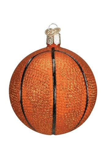 Basketball Glass Blown Ornament