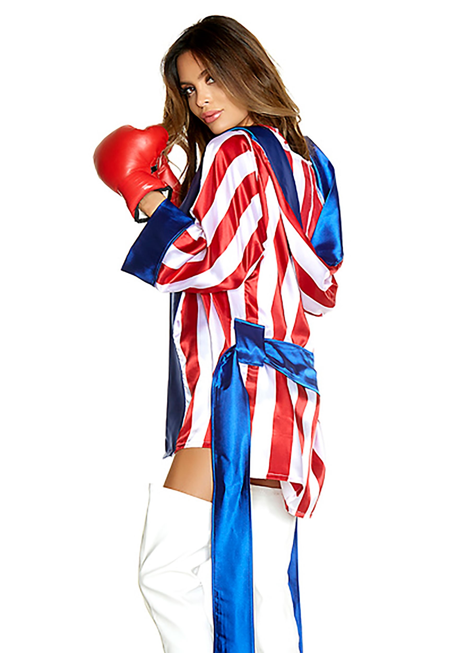 Sexy Get 'Em Champ Boxer Costume For Women