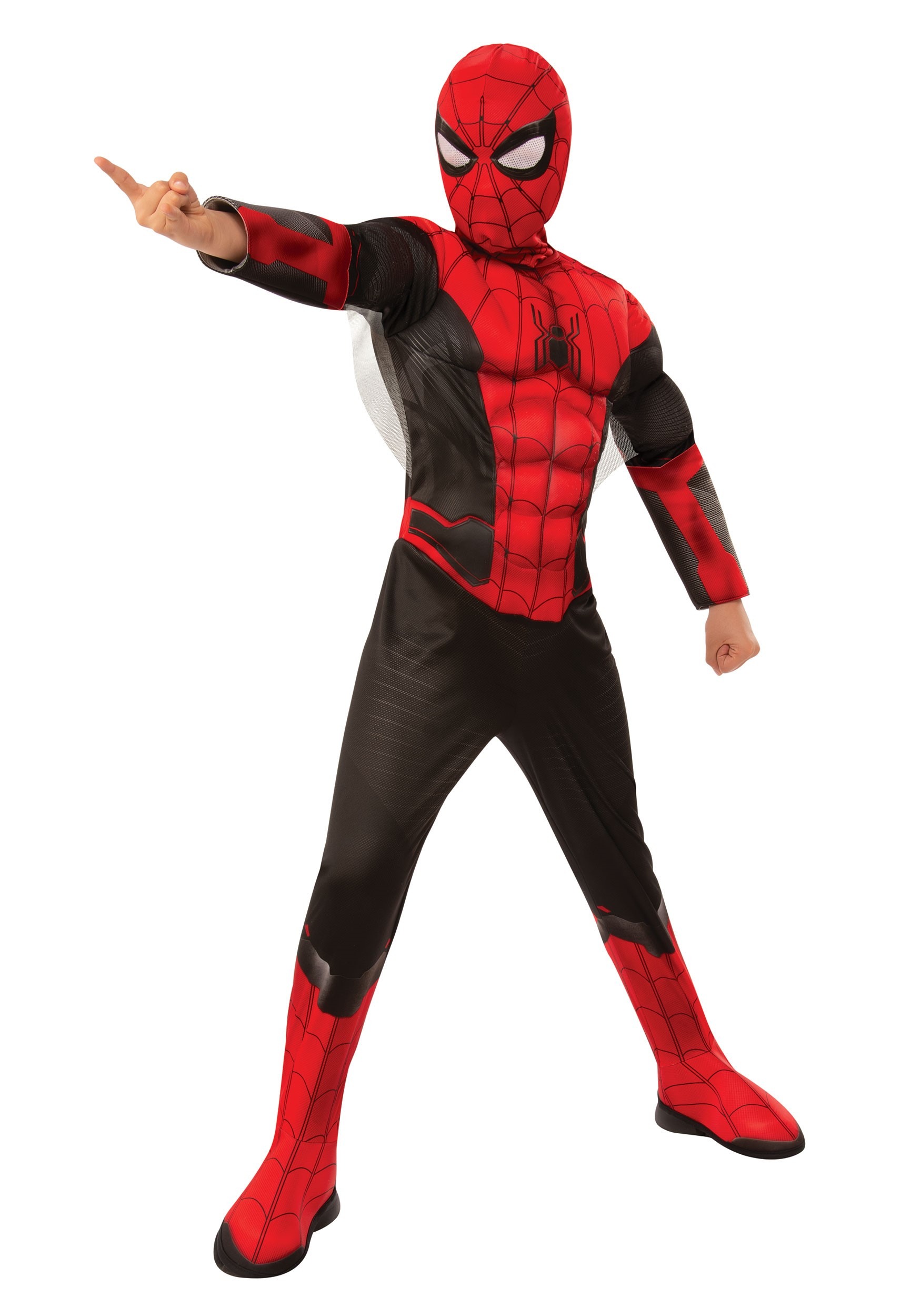 Spider-Man Far From Home Child Red and Black Spider-Man Deluxe Costume