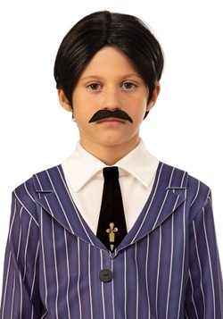 The Addams Family Kids Gomez Wig and Moustache Accessory