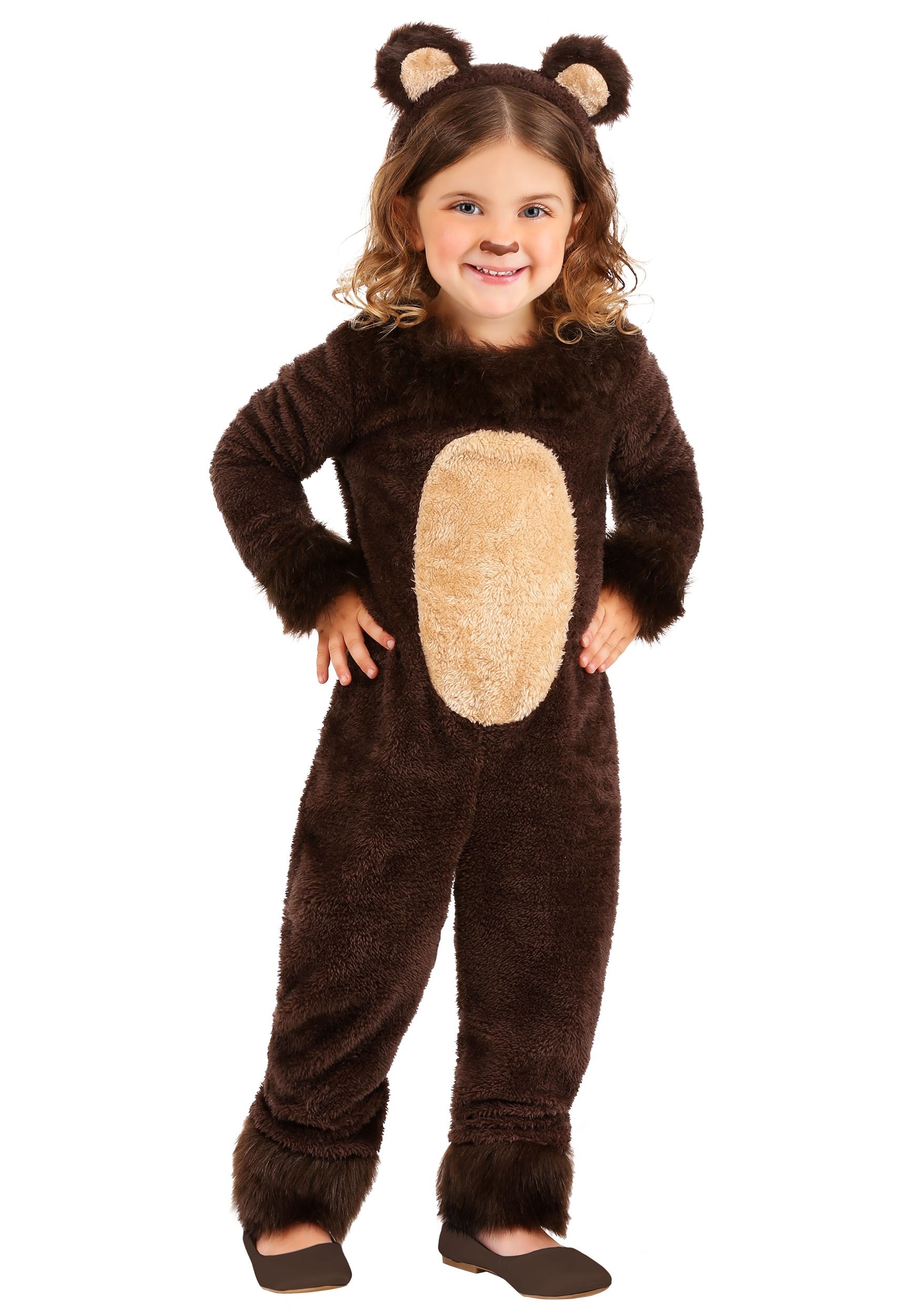 Photos - Fancy Dress BEAR FUN Costumes Brown  Toddler Costume | Toddler  Costumes Brown FUN0 