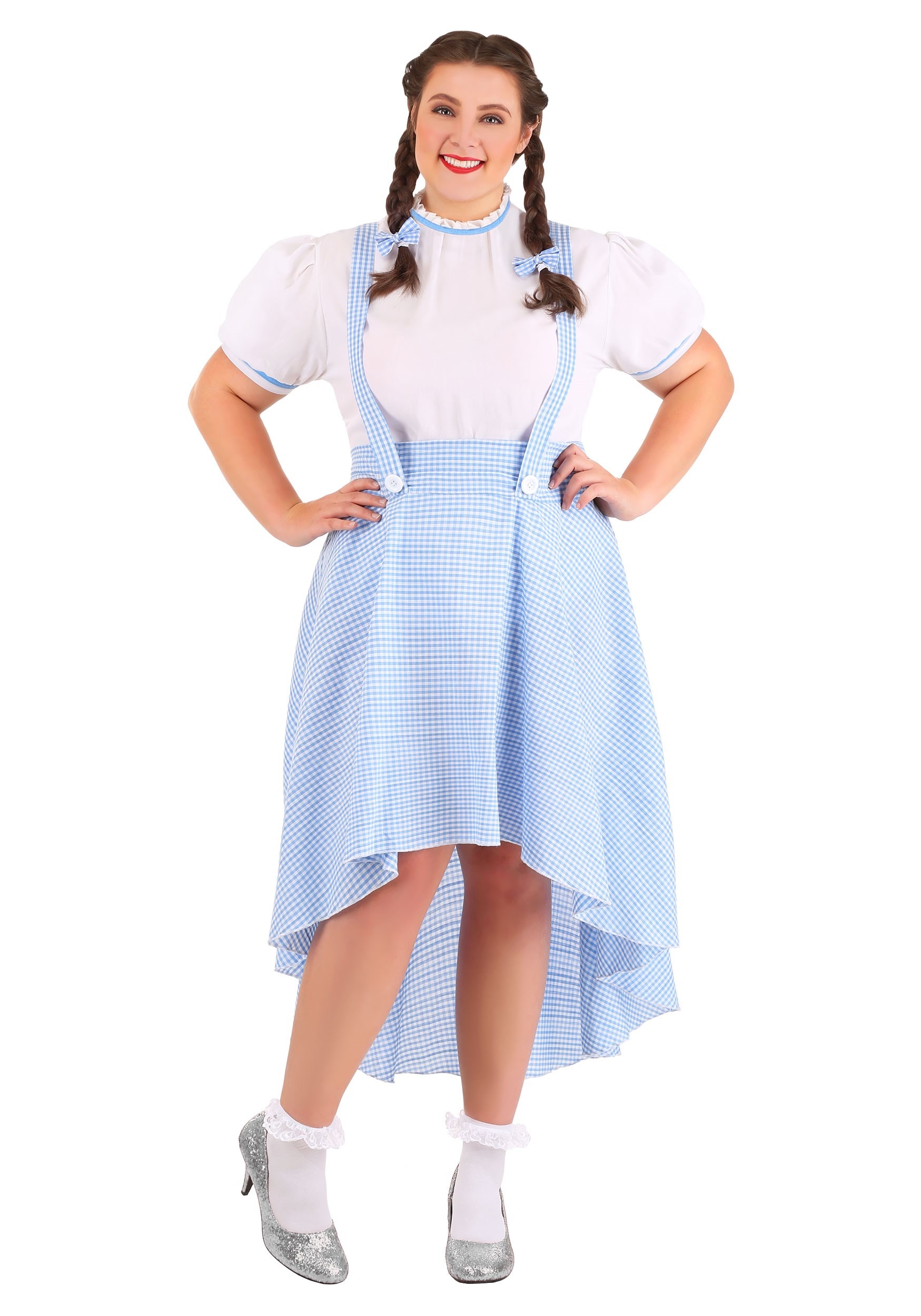 Photos - Fancy Dress FUN Costumes Women's Kansas Girl Dress Plus Size Costume Blue/White FU