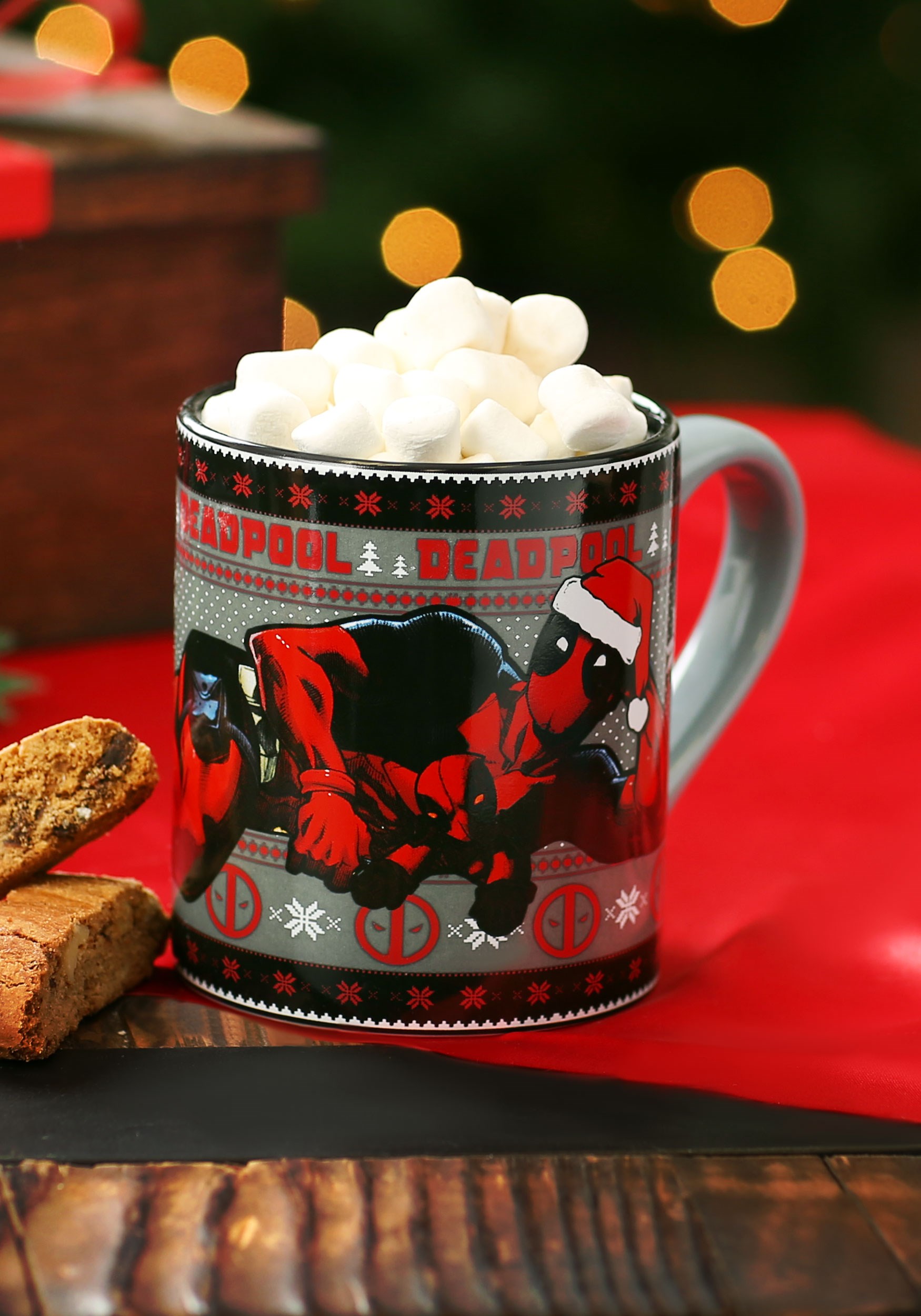 14oz Deadpool Holiday Lounge Ceramic Mug