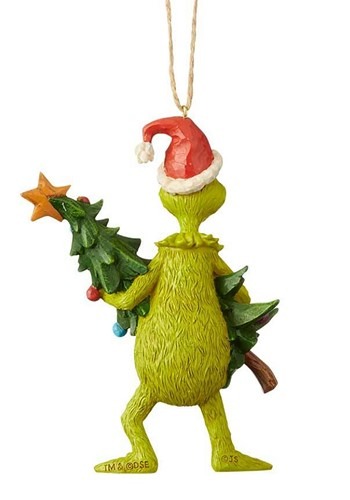 The Grinch Holding Tree Jim Shore Ornament