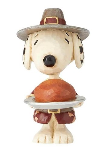 Snoopy Pilgrim Jim Shore Mini Figurine