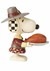 Snoopy Pilgrim Jim Shore Mini Figurine2