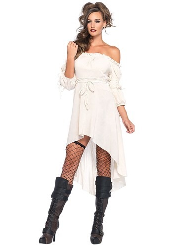 Womens White Pirate Dress Costume