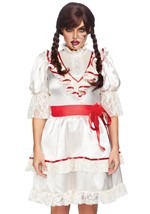 Women's Haunted Doll Dress Costume alt 2