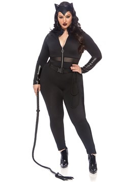 Women's Plus Sultry Supervillain Costume