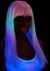 Womens Black Light Pastel Rainbow Wig Alt 3
