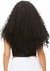 Womens Long Curly Black and White Wig Alt 1