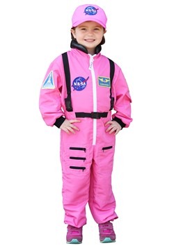 Pink Astronaut Girl's Costume