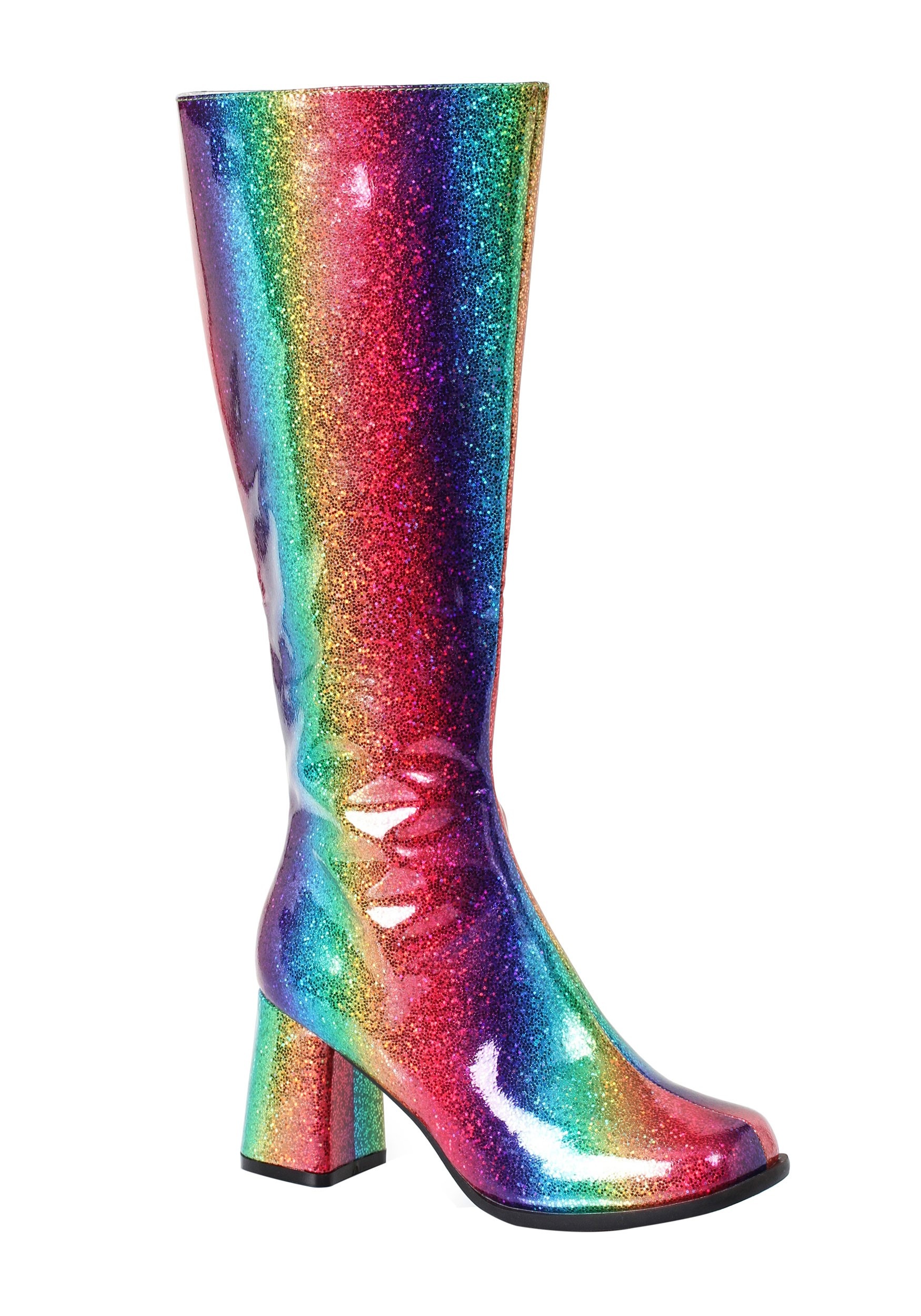Womens Rainbow Gogo Boots