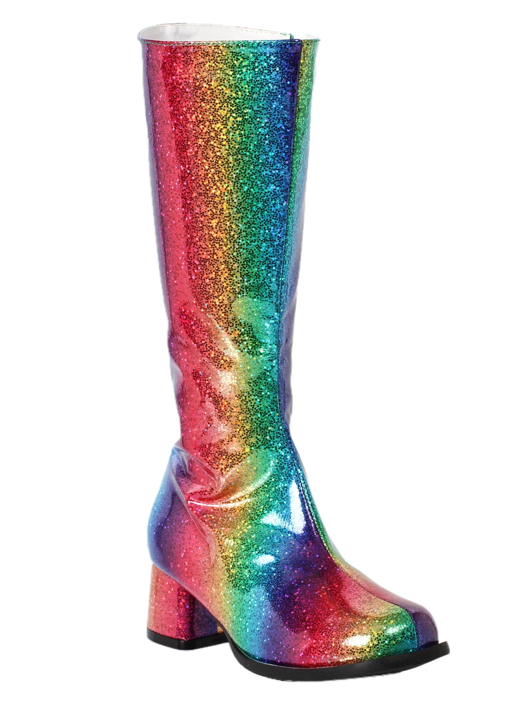 Rainbow Gogo Boots for Girls