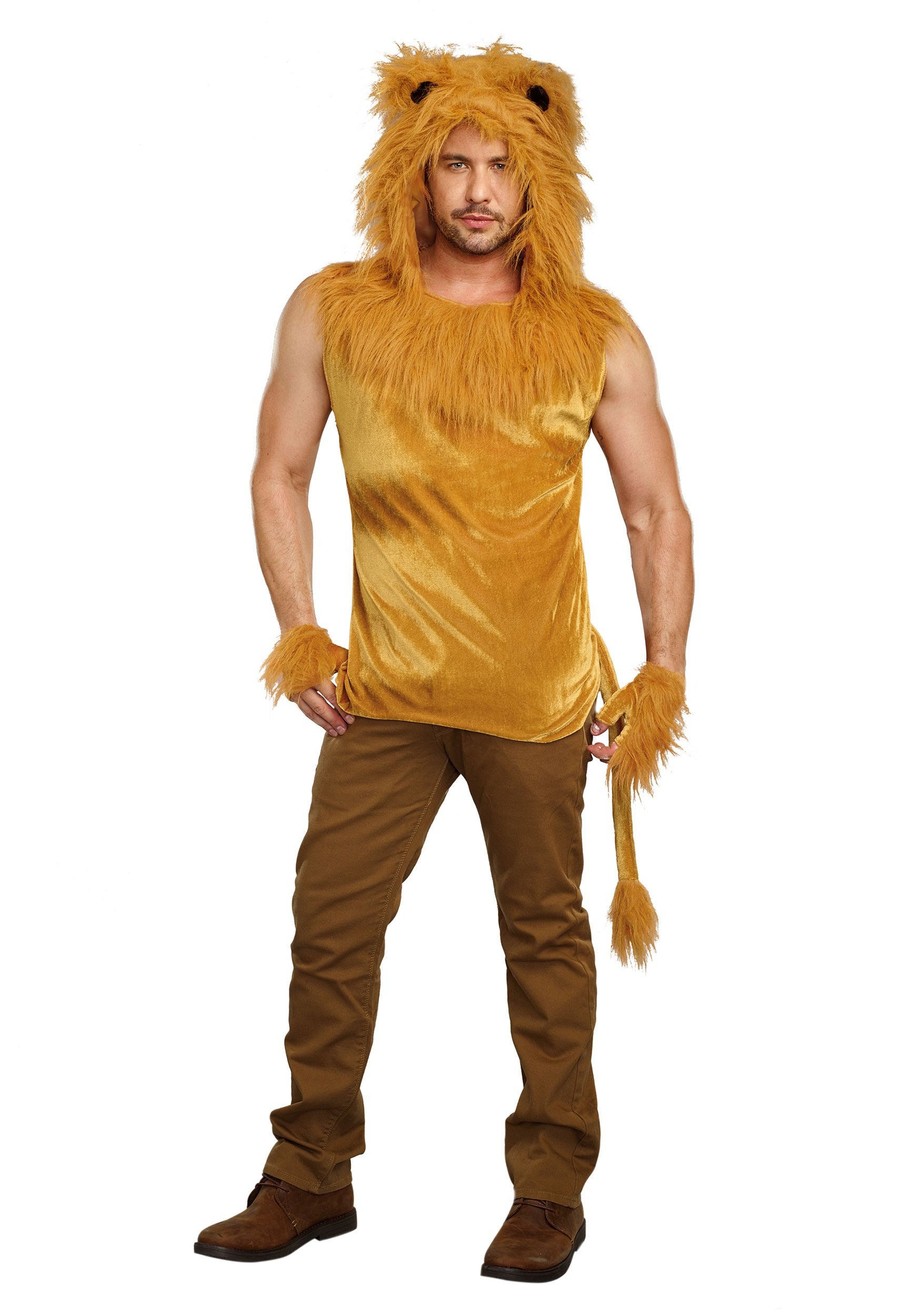 King Of The Jungle Lion Men's Costume