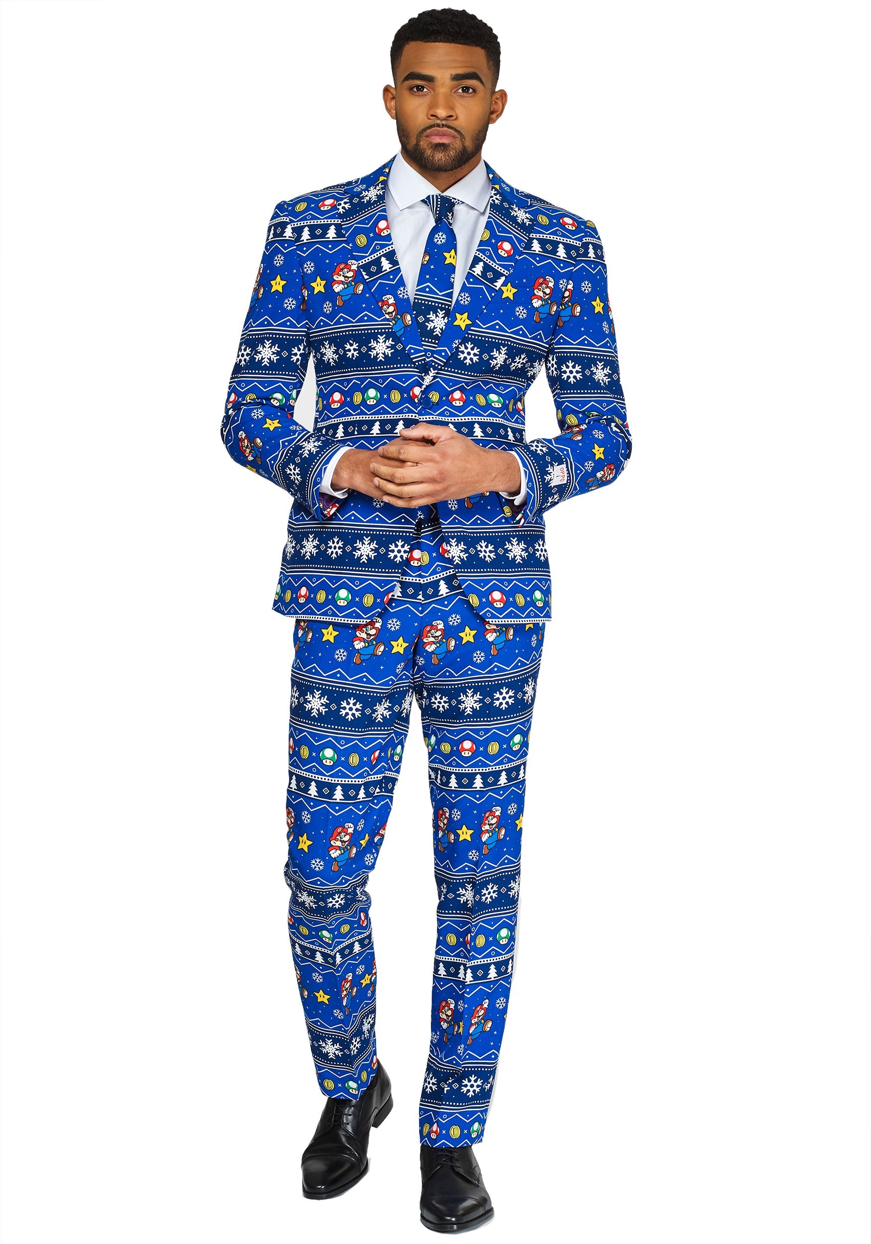 Opposuit Mens Merry Mario Suit