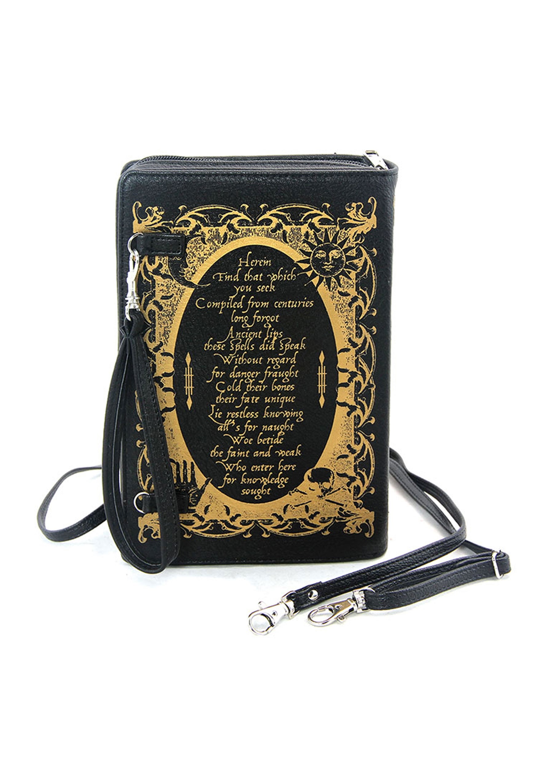 Black Book Of Spells Purse , Witch Accessories