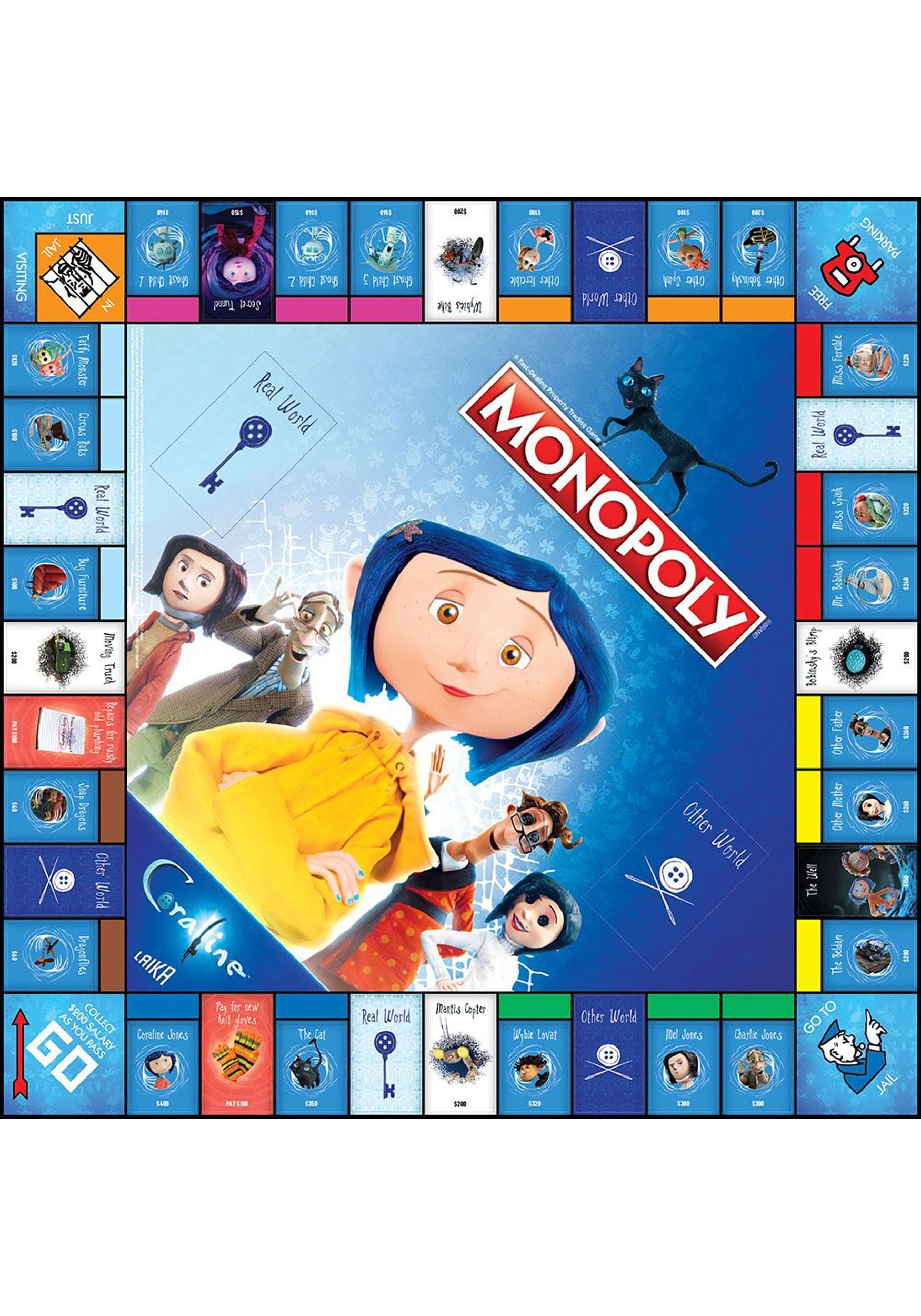 Coraline Board Game MONOPOLY