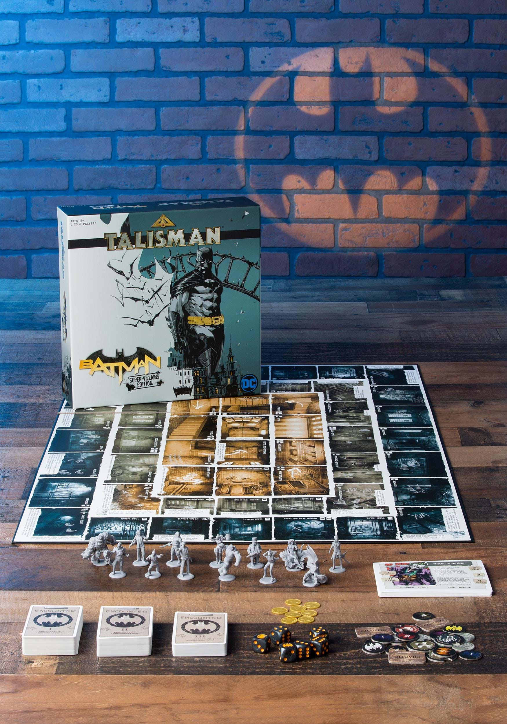 TALISMAN Batman Board Game And Accessories