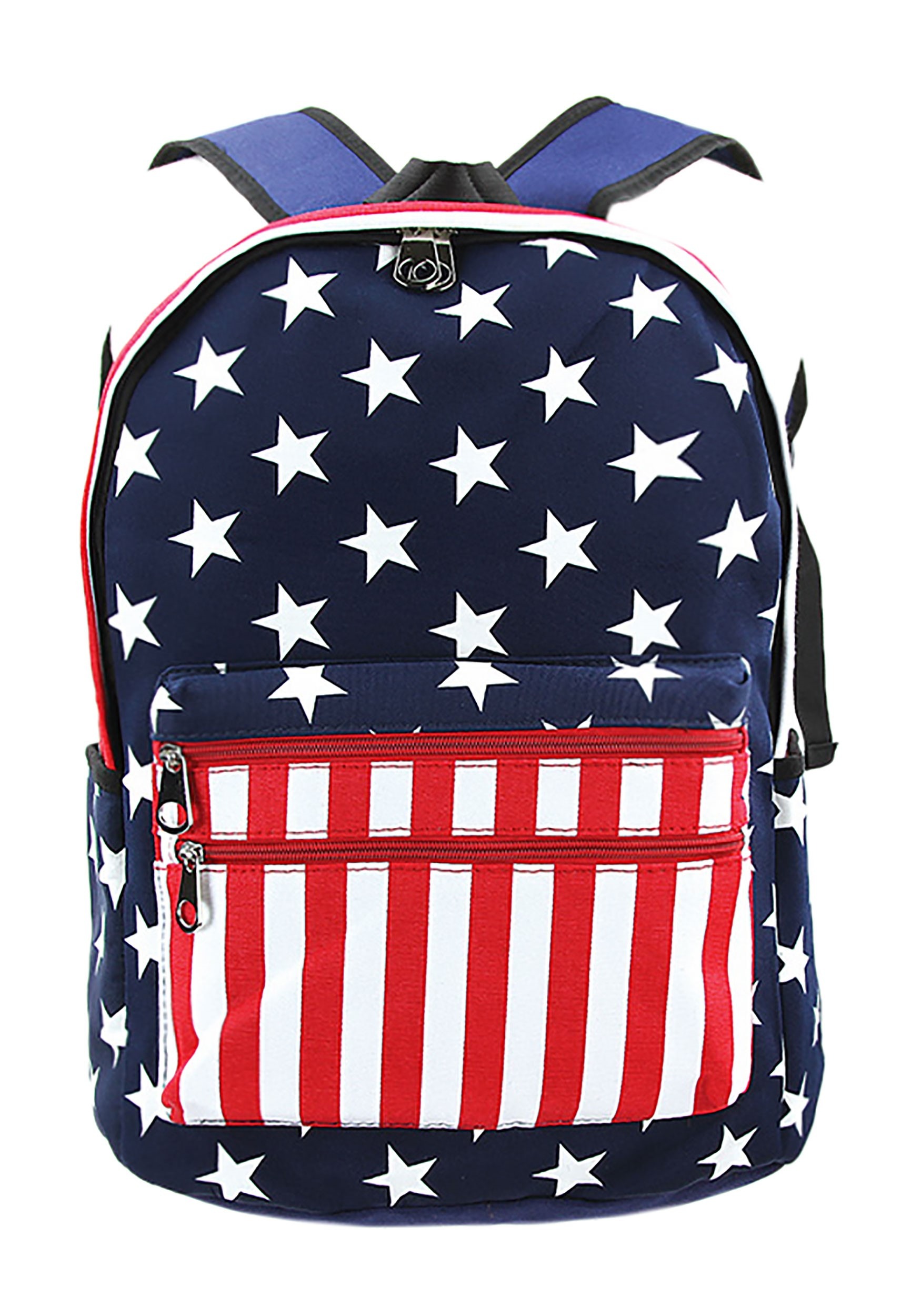 FANTAZIO Backpack American USA Rainbow Flag Travel Bag 