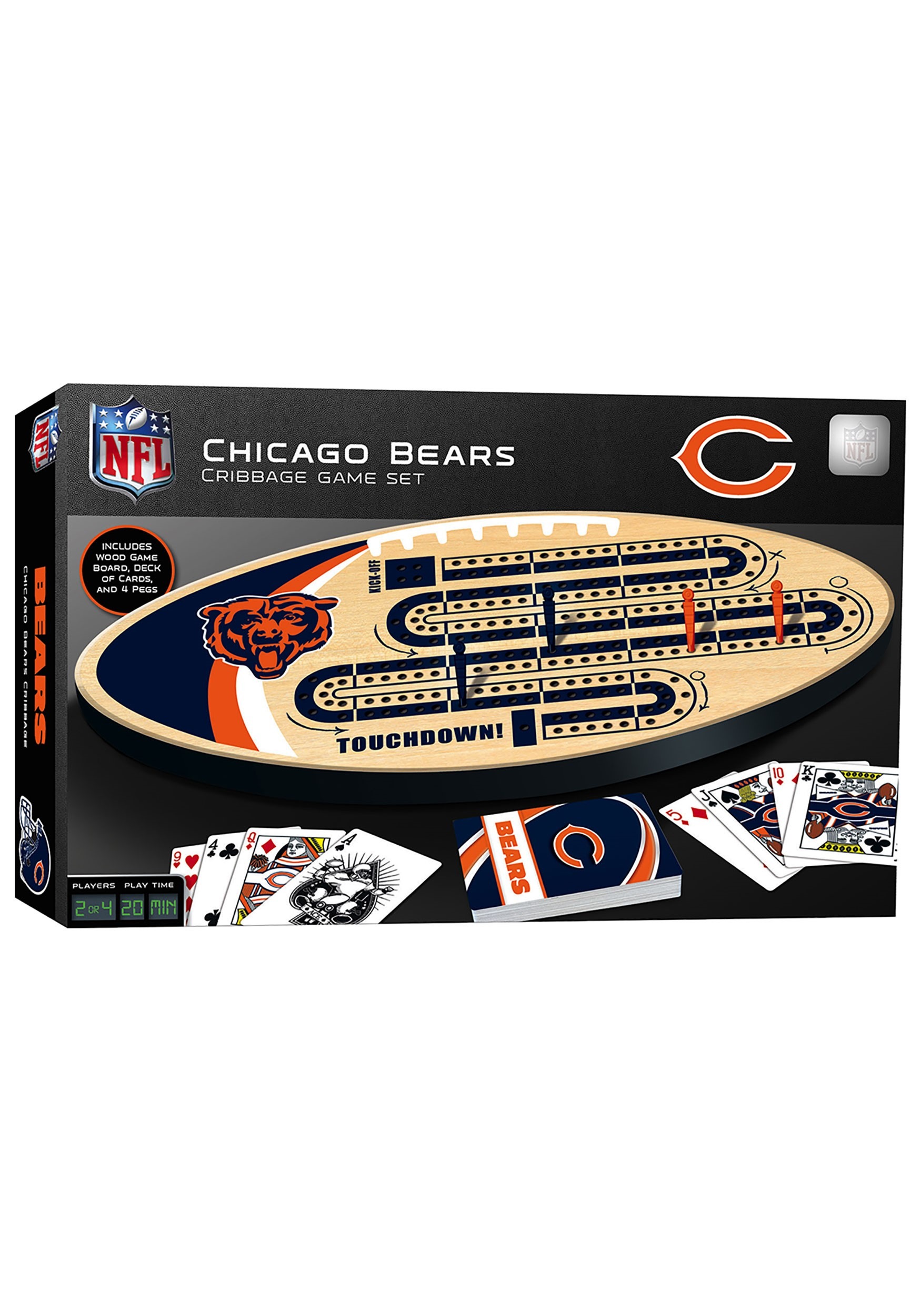 Chicago Bears NFL Cribbage Set