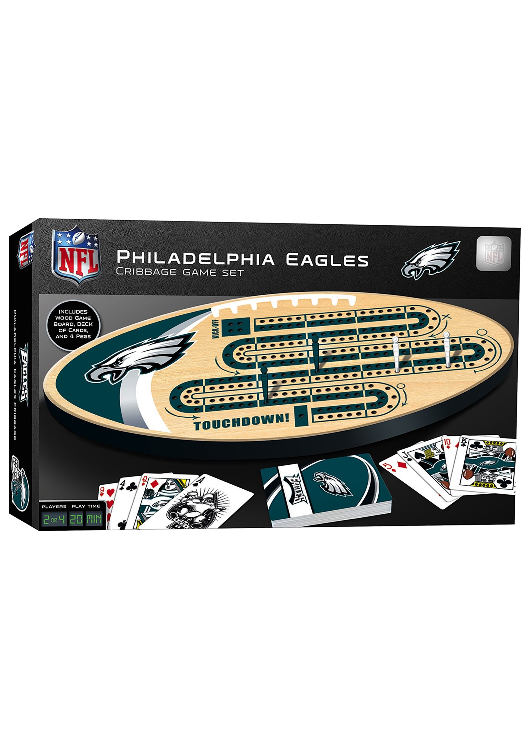 Philadelphia Eagles NFL Cribbage Set